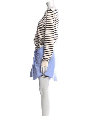 Veronica Beard Striped Mini Dress