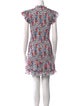 Veronica Beard Floral Print Mini Dress