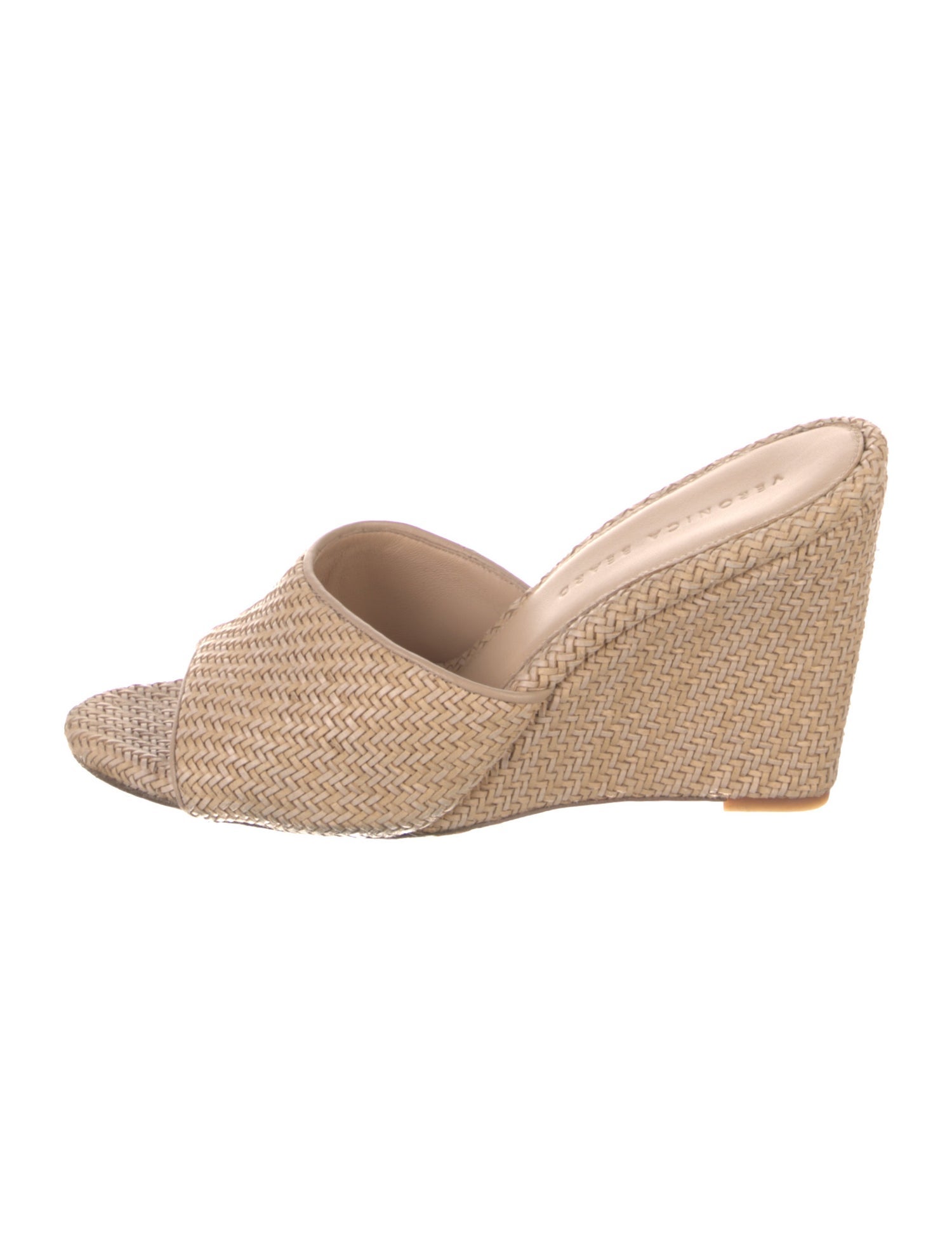 Veronica Beard Straw Slides