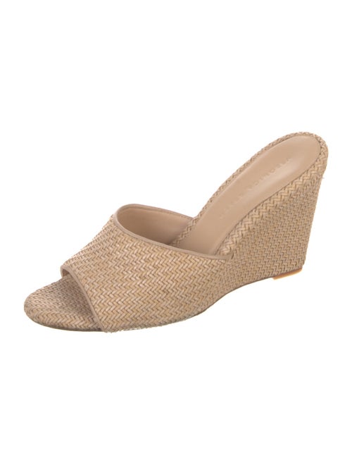 Veronica Beard Straw Slides