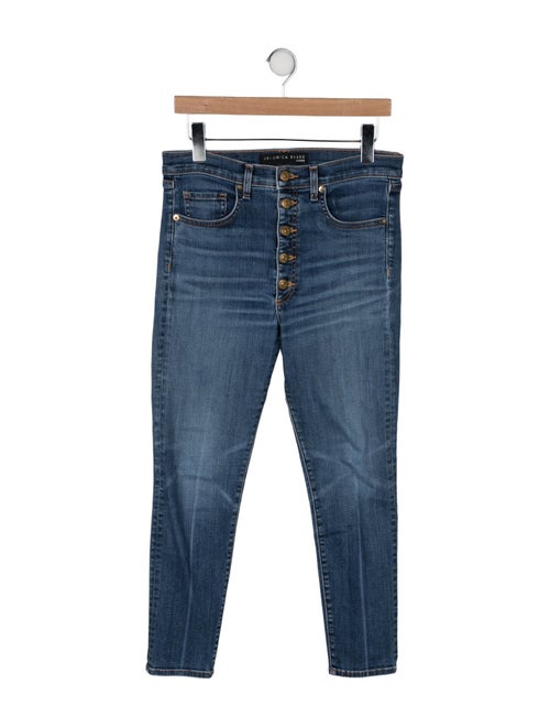 Veronica Beard Mid-Rise Skinny Leg Jeans