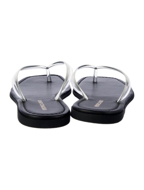 Veronica Beard Leather Flip Flops