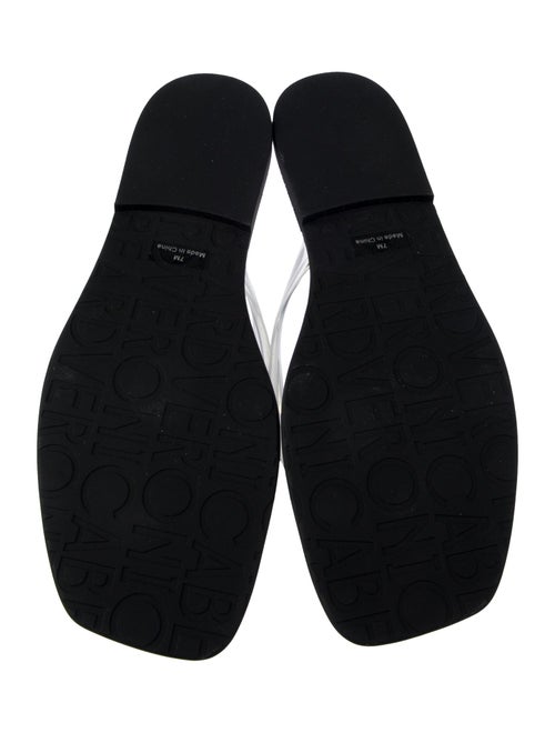 Veronica Beard Leather Flip Flops