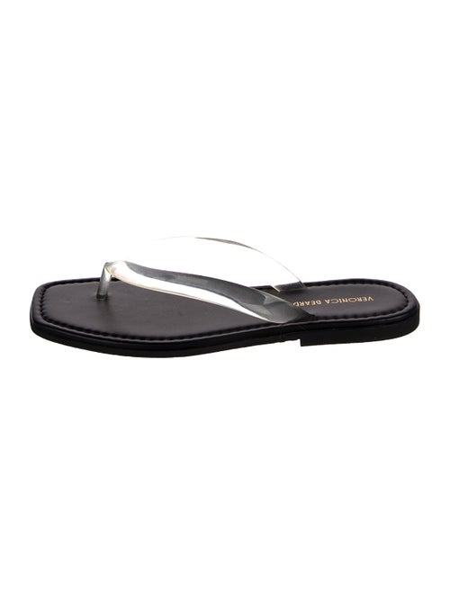 Veronica Beard Leather Flip Flops