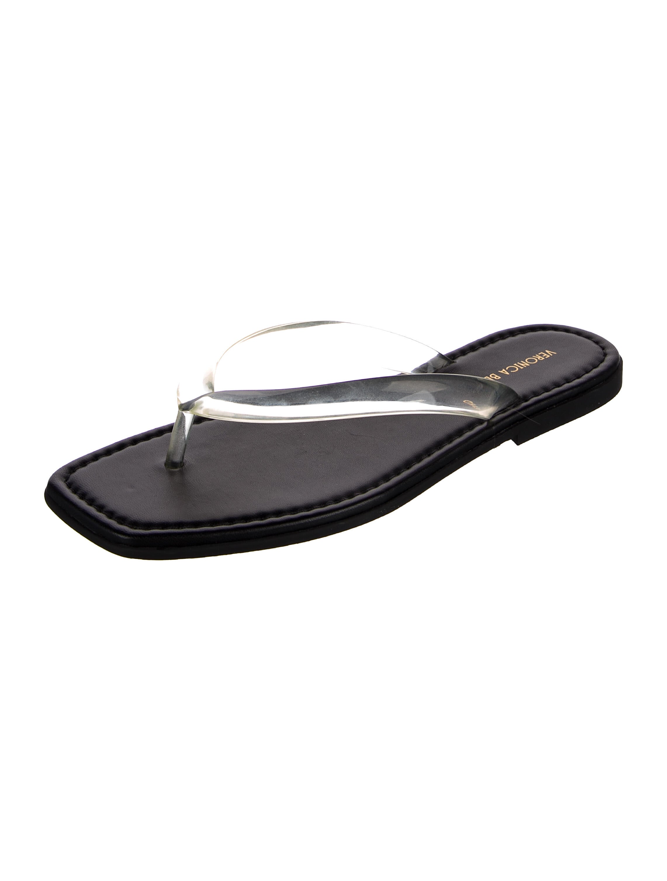 Veronica Beard Leather Flip Flops