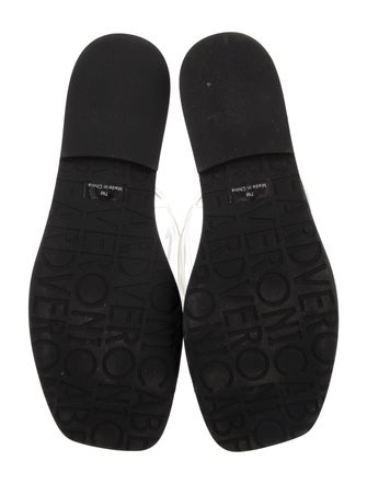 Veronica Beard Leather Flip Flops
