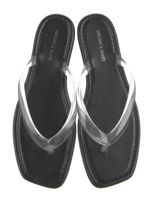 Veronica Beard Leather Flip Flops