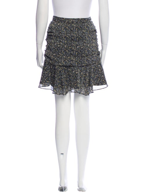 Veronica Beard Floral Print Mini Skirt