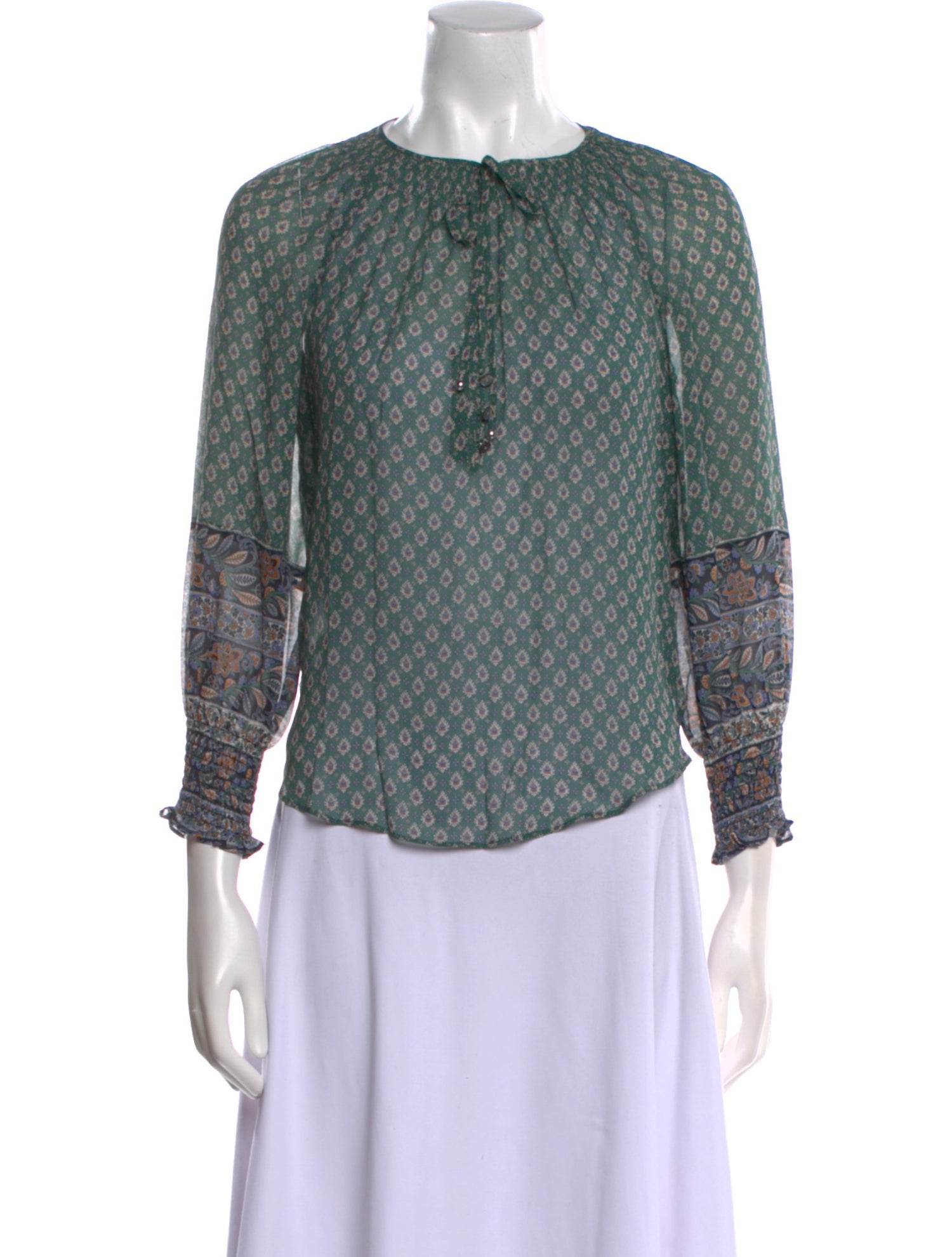 Veronica Beard Amaro Top Silk Blouse