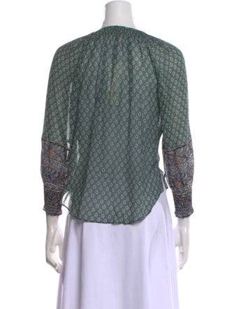 Veronica Beard Amaro Top Silk Blouse