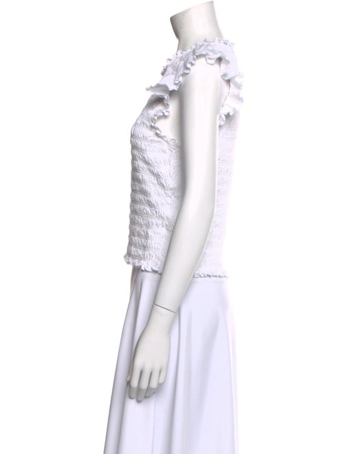 Veronica Beard Crew Neck Short Sleeve Top