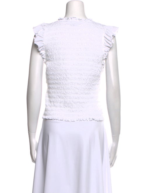 Veronica Beard Crew Neck Short Sleeve Top