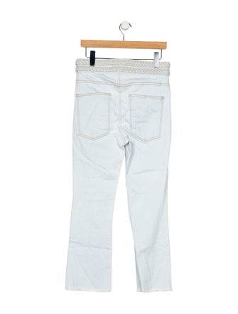 Veronica Beard High-Rise Straight Leg Jeans