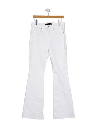 Veronica Beard High-Rise Wide Leg Jeans