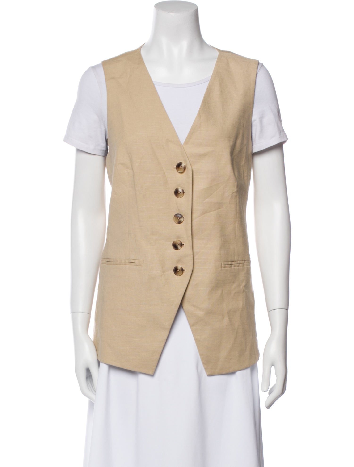 Veronica Beard Linen Vest w/ Tags