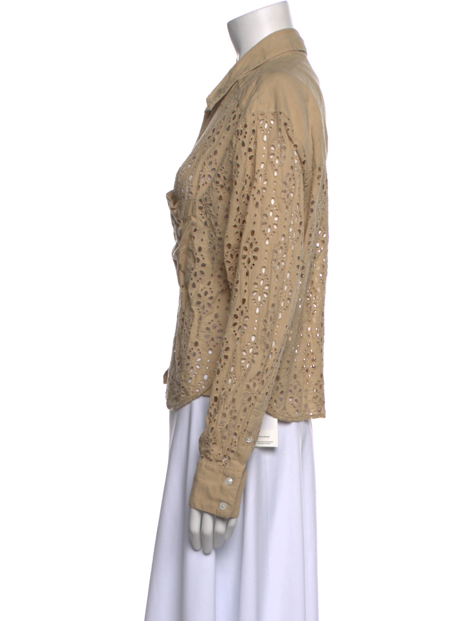 Veronica Beard Long Sleeve Button-Up Top