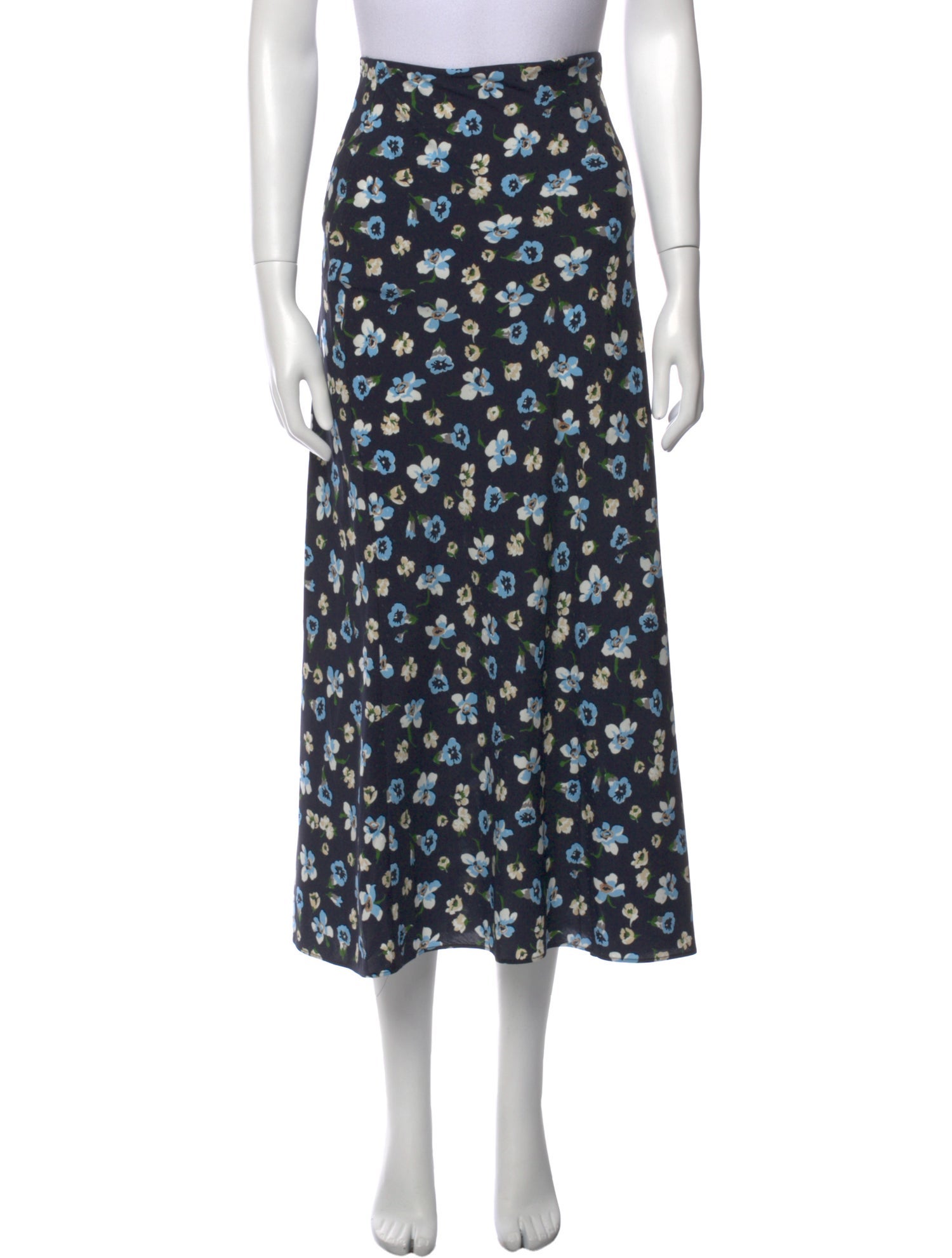 Veronica Beard Silk Midi Length Skirt w/ Tags