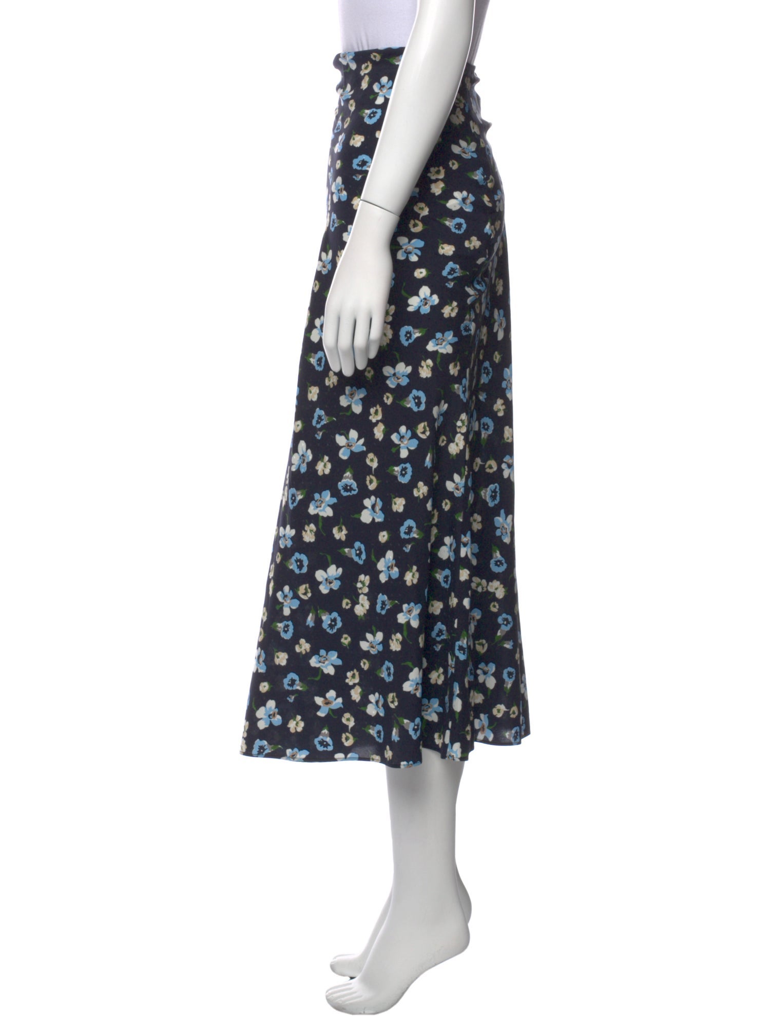 Veronica Beard Silk Midi Length Skirt w/ Tags