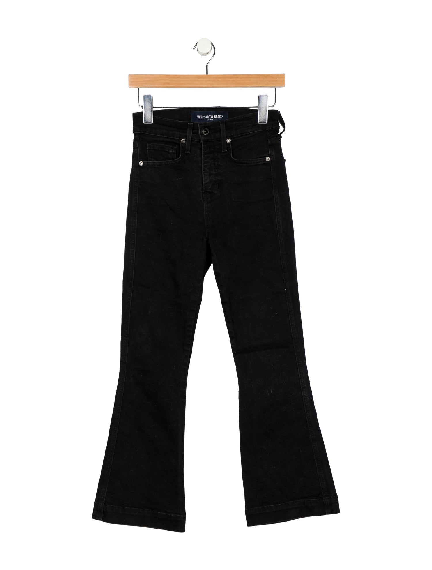 Veronica Beard Mid-Rise Straight Leg Jeans