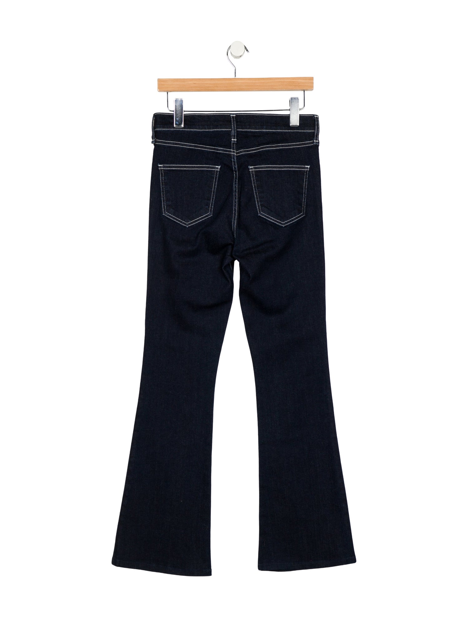 Veronica Beard High-Rise Wide Leg Jeans