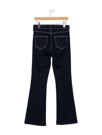 Veronica Beard High-Rise Wide Leg Jeans