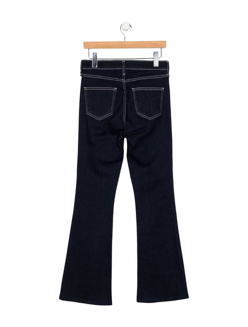 Veronica Beard High-Rise Wide Leg Jeans