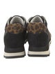 Veronica Beard Suede Animal Print Sneakers