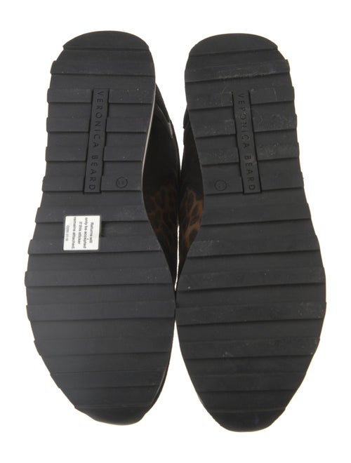 Veronica Beard Suede Animal Print Sneakers