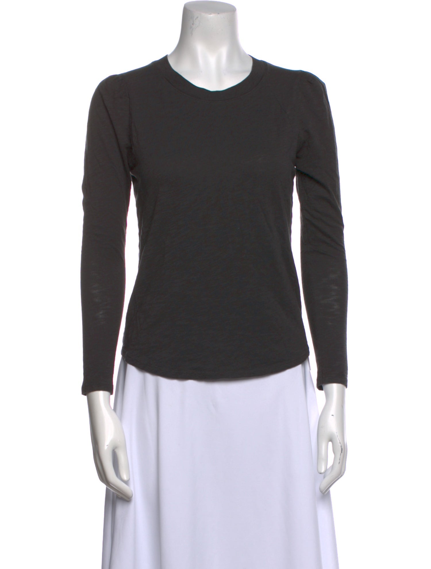 Veronica Beard Supima Cotton Crew Neck Top