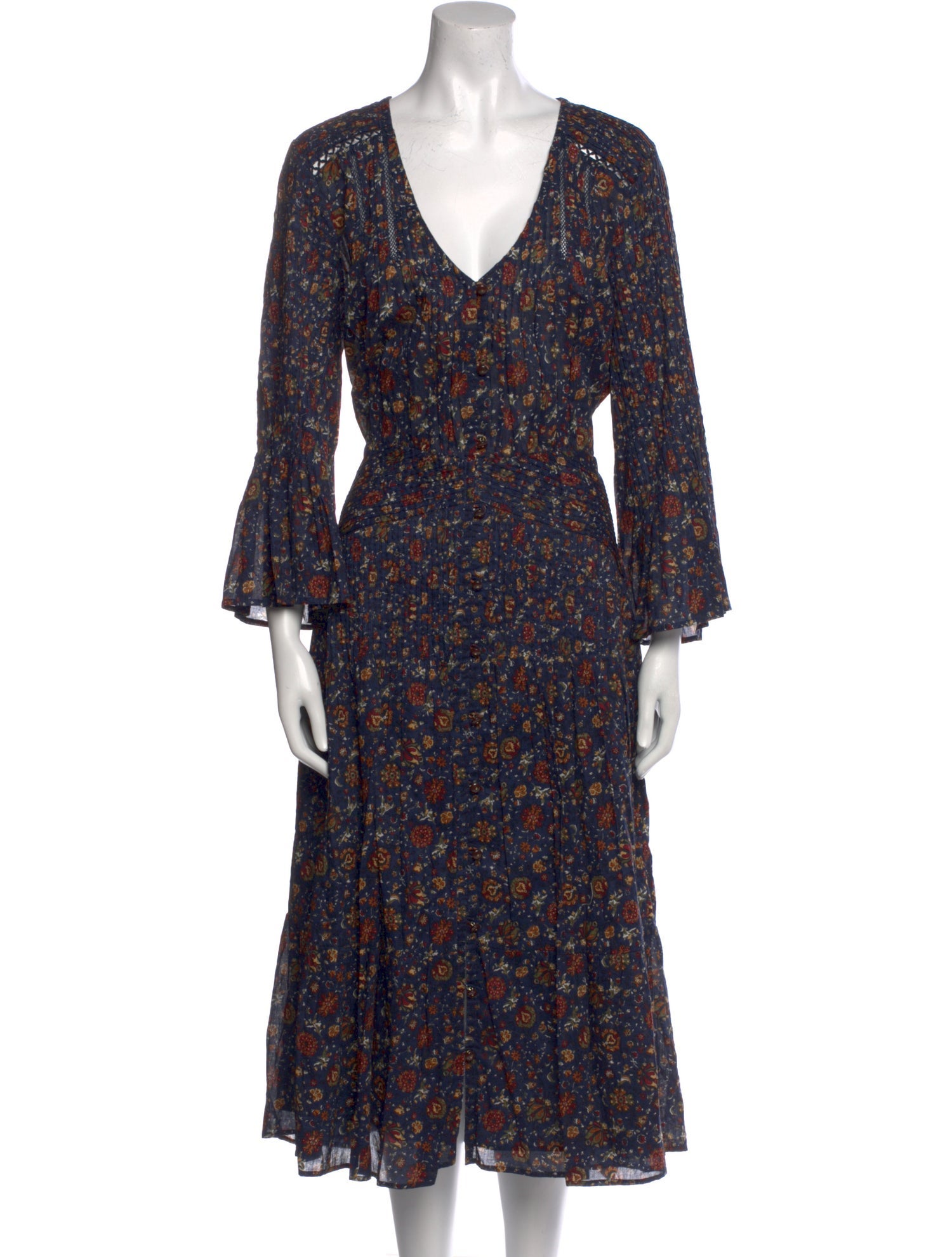 Veronica Beard Floral Print Long Dress w/ Tags