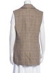 Veronica Beard Plaid Print Vest