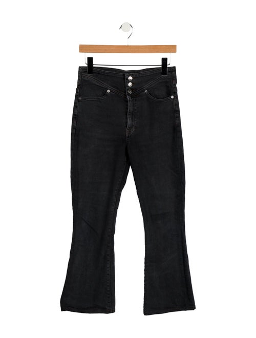 Veronica Beard High-Rise Wide Leg Jeans