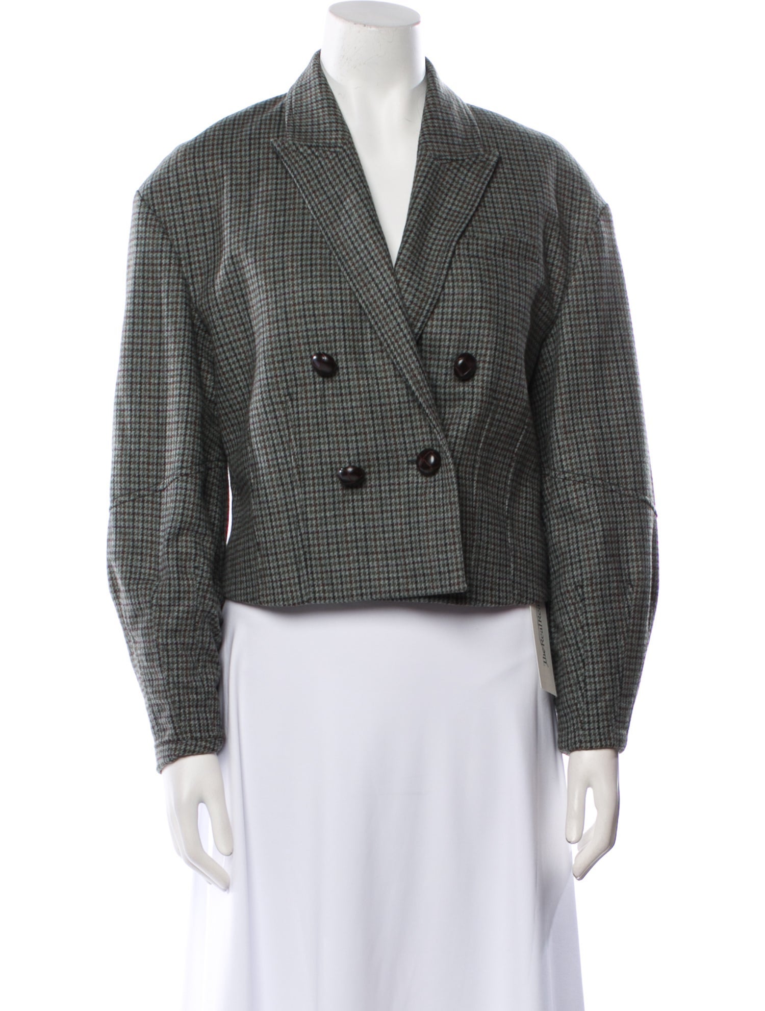 Veronica Beard Houndstooth Print Blazer