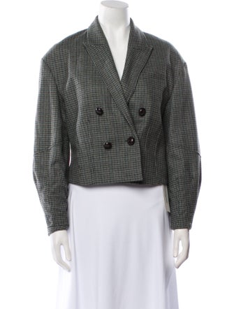 Veronica Beard Houndstooth Print Blazer