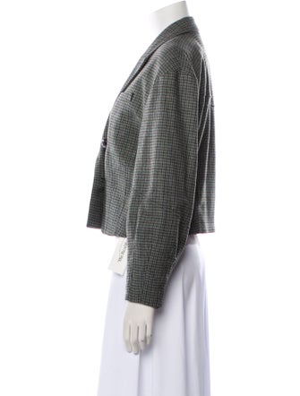 Veronica Beard Houndstooth Print Blazer