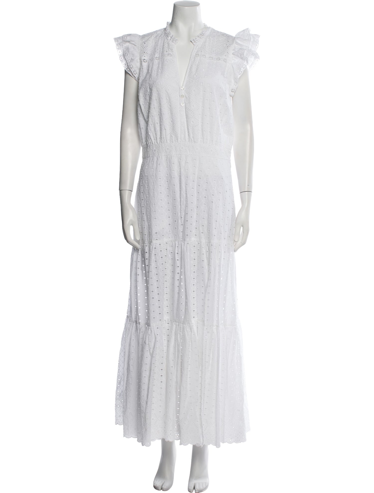 Veronica Beard Mock Neck Long Dress