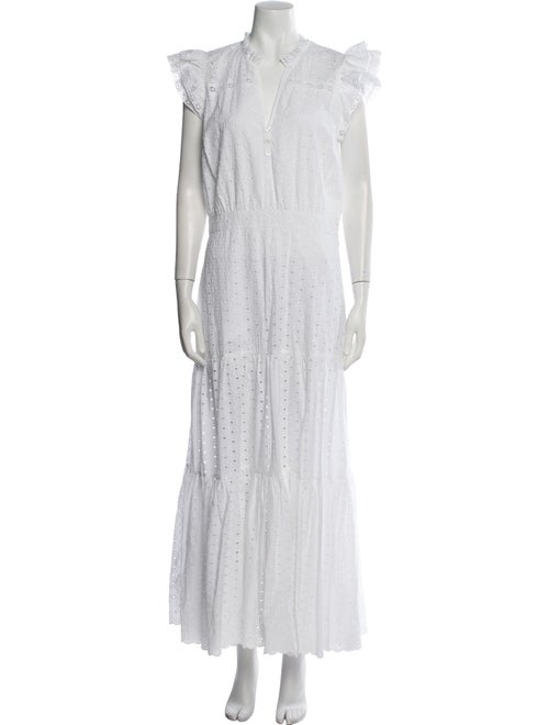 Veronica Beard Mock Neck Long Dress