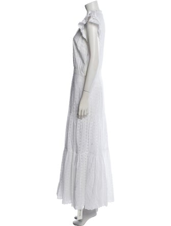 Veronica Beard Mock Neck Long Dress