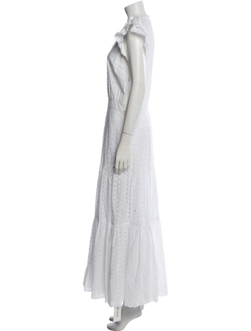 Veronica Beard Mock Neck Long Dress