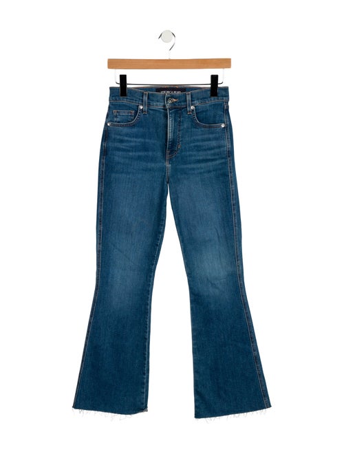 Veronica Beard High-Rise Wide Leg Jeans