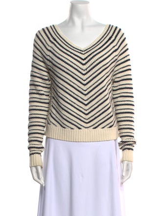 Veronica Beard Nylon Striped Sweater