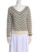 Veronica Beard Nylon Striped Sweater
