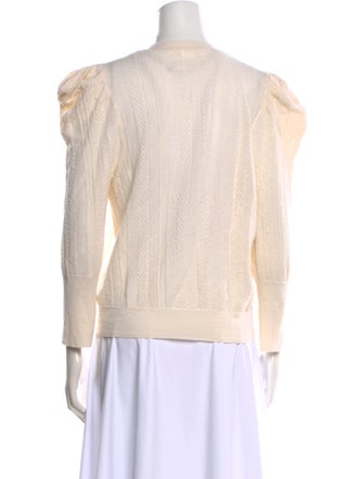Veronica Beard Merino Wool V-Neck Sweater