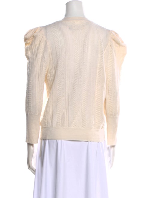Veronica Beard Merino Wool V-Neck Sweater
