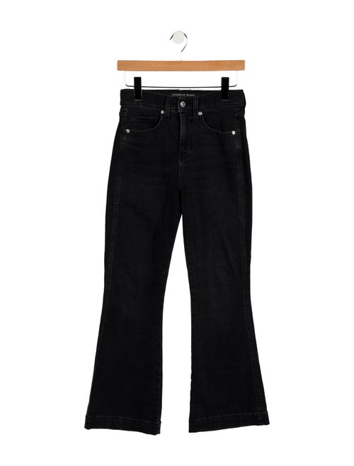 Veronica Beard High-Rise Wide Leg Jeans