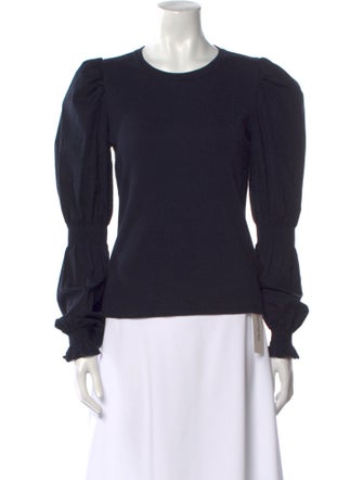 Veronica Beard Crew Neck Long Sleeve Sweatshirt