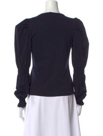 Veronica Beard Crew Neck Long Sleeve Sweatshirt