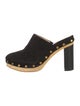 Veronica Beard Suede Studded Accents Mules