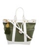 Veronica Beard Canvas Top Handle Bag