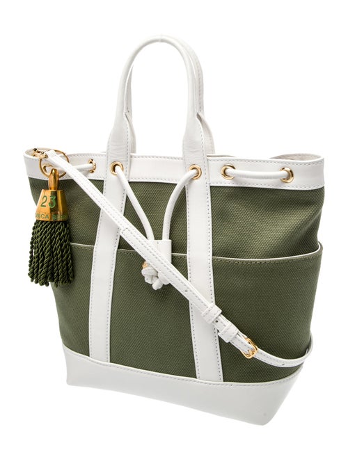 Veronica Beard Canvas Top Handle Bag
